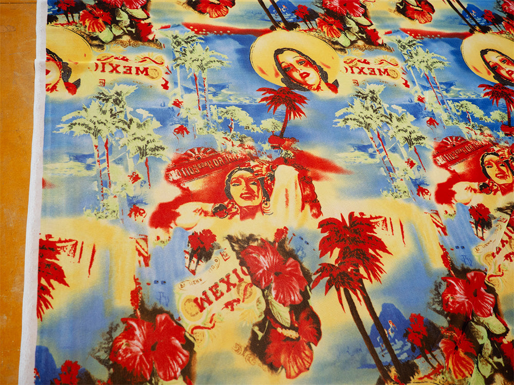 Stretch Knit Printed Mesh_Mexico