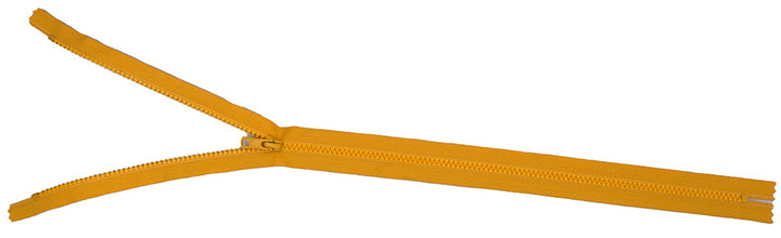 Plastic Zipper: Open End / Plastic Teeth / Regular Head / Teeth & Tape Colour is Yellow